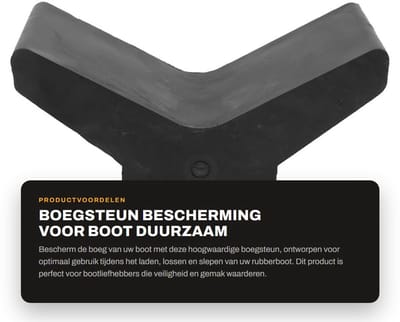 Dailygoods- Boegsteun Beschermend - Boegkaak - Boeghouder - Rubber - Duurzaam - 4 Inch X 4 Inch X 0,5 Inch - Boegblok