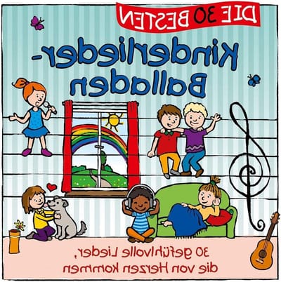 Kinderliedjes Balladen - Muziek CD - Muziek Luisteren - 30 Populaire Liedjes - 14 cm - Niet van toepassing