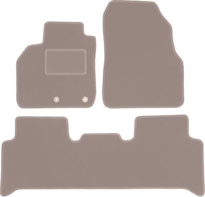 Beige veloursmatten voor: Renault Grand Scenic II minivan (2003-2009)