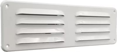 Gavo schoepenrooster 300x90mm - 1-3009W - buitenrooster - aluminium - wit