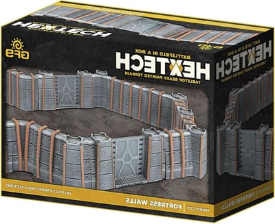 Stadsmuren - Terrein Set - Tabletop Gevechten - Direct Speelklaar - Schaal 1:24 - Grijs