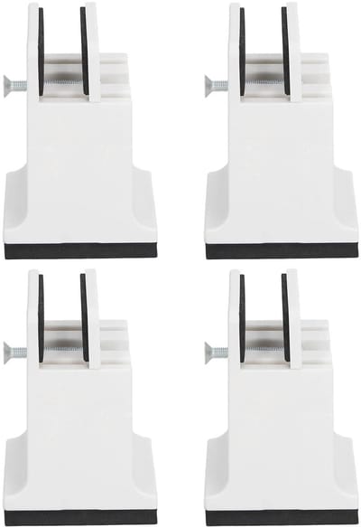 Dailygoody - Meubelverhogers - Verstelbaar - Ruimtebesparend - Wit - Rubber - Voor banken en bedden - 4 stuks
