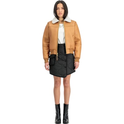 Leren jas voor vrouwen Alpha Industries B-15 MOD