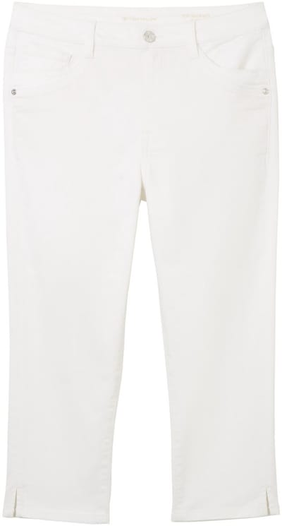 Tom Tailor - Broek - Maat 28 - Vrouwen - wit - katoen