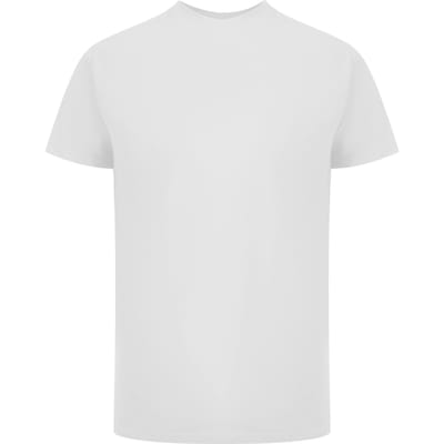 Korte Mouwen T-shirt in Wit