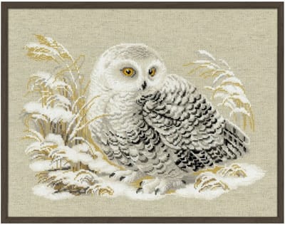 Borduurpakket Witte Uil