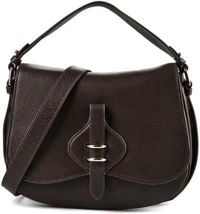 Coccinelle Mavery Schoudertas Leder 27 cm - Dames - fango