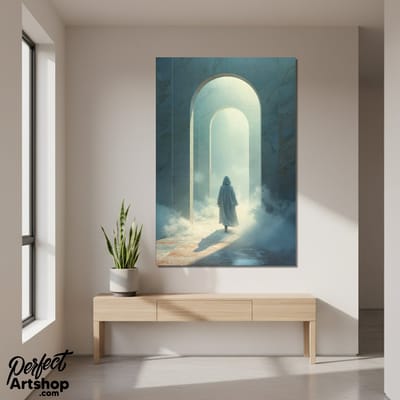 Portal of Reflection 1 - Wanddecoratie 60x80 cm - Aluminium - Luxe Kunst aan de Muur