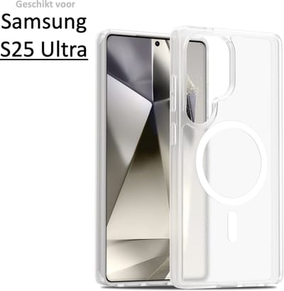 Brosendaal Hoesje - Geschikt voor Samsung Galaxy S25 Ultra – Transparant – Telefoonhoesje – Ondersteunt Draadloos Opladen – Ultradun en maximale Valbescherming