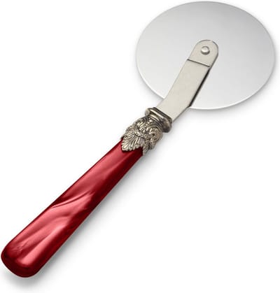Pizzasnijder, met Rood handvat (parelmoer), EME Napoleon