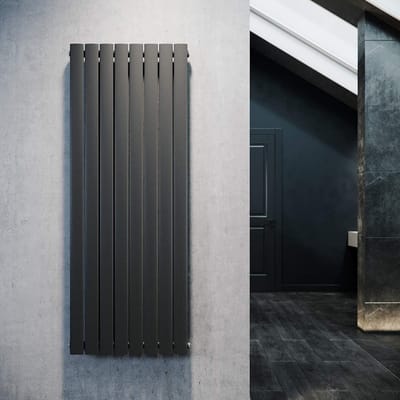 Platte Paneelradiator - Verticale Verwarmer - Ruimte Verwarmen - Naadloze Lastechniek - 1600 x 620 mm - Antraciet