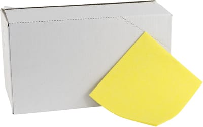Sopdoek dispenserdoos geel