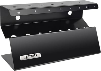 Inbussleutel Organizer - Sleutelhouder - Werkplaats Organiseren - Flexibele Montage - 24cm x 13cm x 9.5cm - Zwart