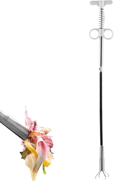 Afvoerontstopper - Rioolreiniger - Verstopte Afvoer - Flexibele Staalveer - 90 cm - Multicolor