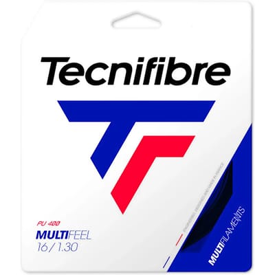 Tecnifibre Multifeel Tennissnarenset - 12m Zwart 1.25mm