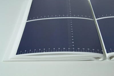 Fotoalbum 21 x 28 cm voor 200 foto's - aquamarijn katoen omslag