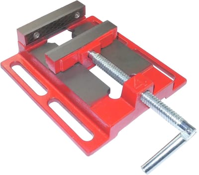 Dailygoods - Gietijzeren Boor-/Freesbankschroef - Precisie en Stabiliteit - Compact en Duurzaam - Geschikt voor Kolomboormachines - Ideaal voor Detail...