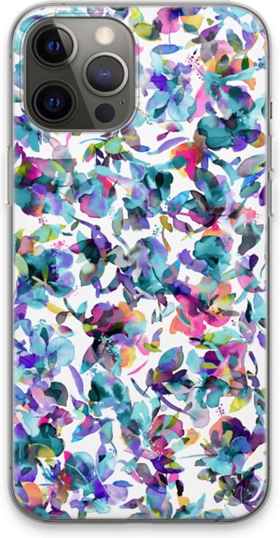 Case Company® - Hoesje geschikt voor iPhone 13 Pro Max hoesje - Hibiscus Flowers - Soft Cover Telefoonhoesje - Bescherming aan alle Kanten en Schermrand