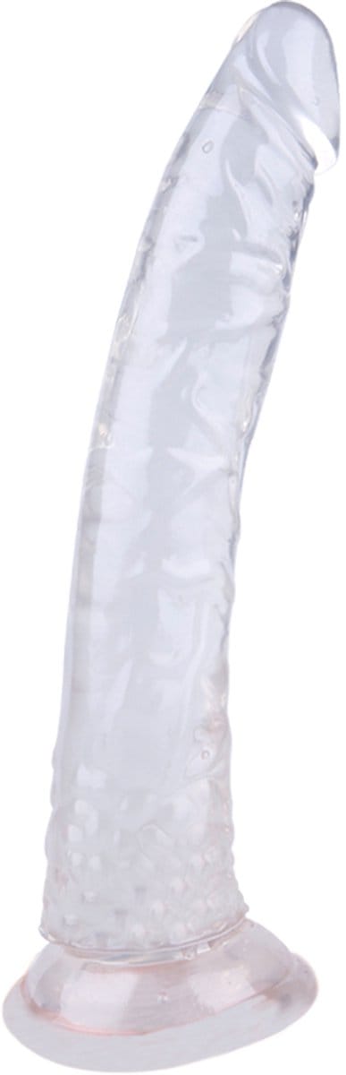 Dildo Fantasy Pleasure - being fetish® - Dildo met zuignap - 21 cm lang - wit