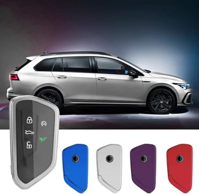 Compatibele Sleutelhoes voor VW Golf 8, Tiguan 3, Passat B9, ID3, ID4, ID7 en meer - TPU Beschermhoes voor Autosleutels, Duurzaam en Stijlvol Design