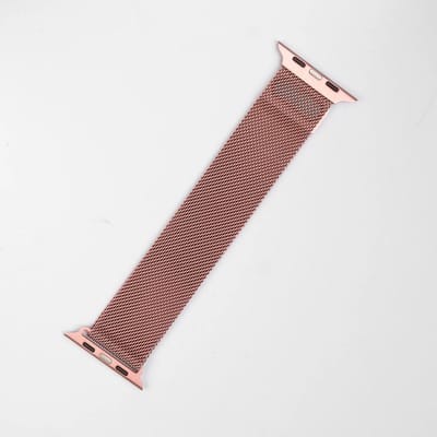 Milanese / Mesh band roze voor Apple Watch (42/44/45/49 mm)