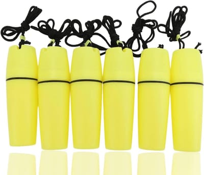 Waterdichte Opslagfles met Haak en Touw, 6 Stuks Duik Dry Boxes voor Kajakken, Snorkelen en Duiken