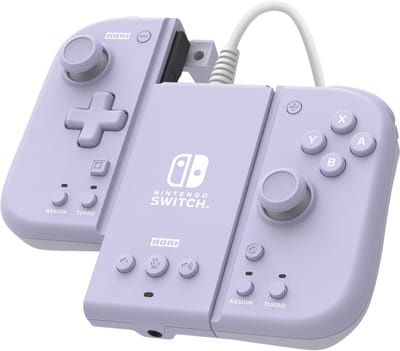HORI Split Pad Compact Attachment Set (Lavender) - Wired Controller - Nintendo Switch