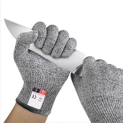 HUISHOUDHANDSCHOENEN,Snijbestendige handschoenen,antislip,fileermes,beschermende keukenhandschoenen voor - WIT[F6328]