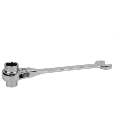 Ratel Sleutel Chroom Vanadium Staal Dubbel Gebruik Hand Huis Reparatie Gereedschap 1922mm gray