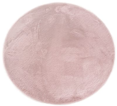 Karpet Fluffy rond 170cm roze