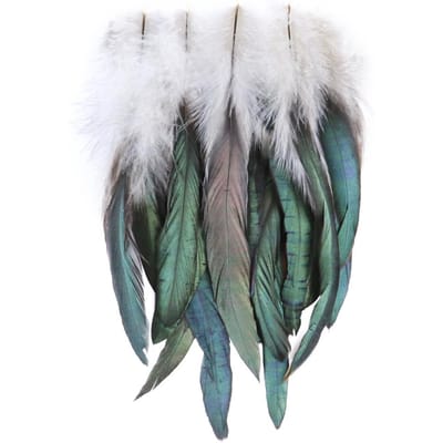 50 Stuks Mooie Haanveren 15-20cm/6-8 Inch Natuurlijke Fazantenveer Bruiloft Sieraden Decoratie Accessoires 6-8 Inches