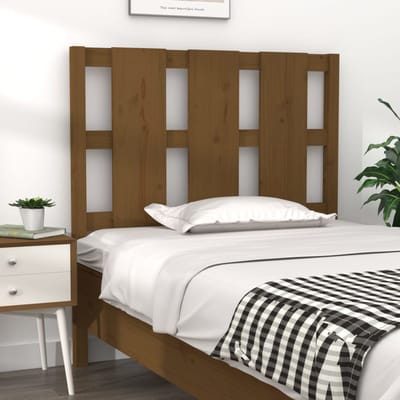 vidaXL - Hoofdbord - 95,5x4x100 - cm - massief - grenenhout - honingbruin