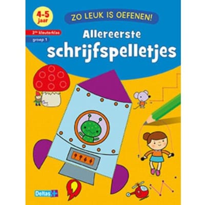 Allereerste Schrijfspelletjes / 4-5 Jaar - Zo Leuk Is Oefenen! - ZNU