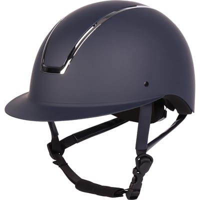 Harry's Horse Veiligheidscap Royal Matt Navy/Zilver - S