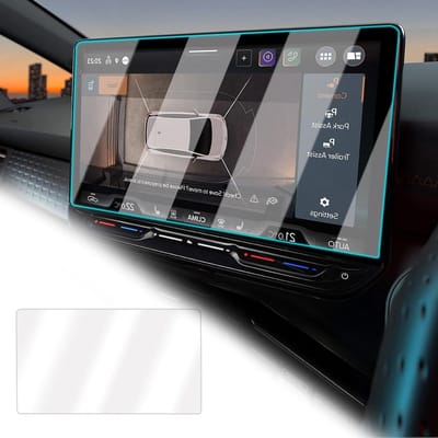 Displaybeschermfolie voor Cupra Born, Leon MK4 en Formentor 2025-2026, gehard glas, bescherming voor touchscreen en middenconsole, krasbestendig en eenvoudig aan te brengen