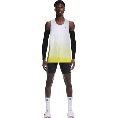 On Zero Singlet 1 White | Lime Maat: S | Sport Shirts Outlet | Heren | Wit