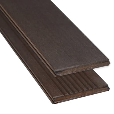 Masters of Bamboo® Bamboe Vlonderplanken Thermo - 185 x 14 x 1.8 cm