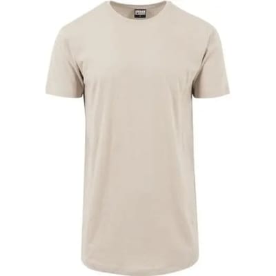 Urban Classics - Shaped Long Heren Tshirt - L - Creme
