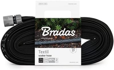 Poreuze Textiel Druppelslang 15 Meter Ø 12,5 mm voor Efficiënte Tuinirrigatie