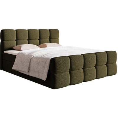 Chloe boxspring bouclé met opbergruimte 180 x 200cm | NADUVI Collection