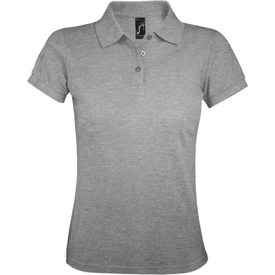SOLS Dames/dames Prime Pique Polo Shirt (Grijze Mergel)