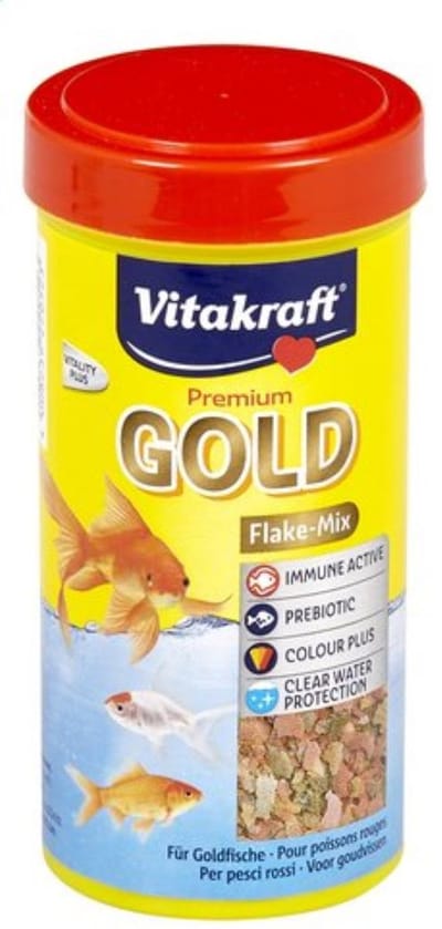 5x Vitakraft premium GOLD Flake-mix