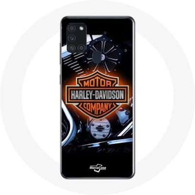 Hoesje Samsung Galaxy A21S Harley Davidson Motorfietsen logo