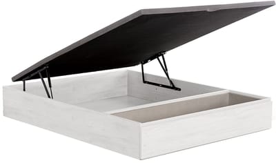 Vente-unique Bedbodem met opberglade 160 x 200 cm - Wit - HESTIA de YSMÉE