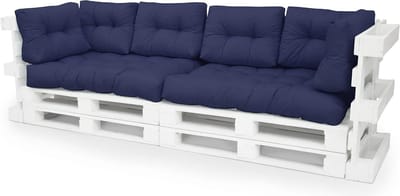 Set Kussens voor Palletmeubels Tuinbank Buiten - Comfortabel Kussen voor Euro Pallets