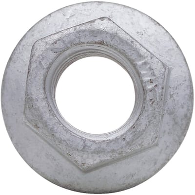 Wurth - MBN 13023 staal 8 zinklamel zilver - Zeskantmoer met flens en klemdeel (geheel metaal) conform MBN-norm - x 200 st