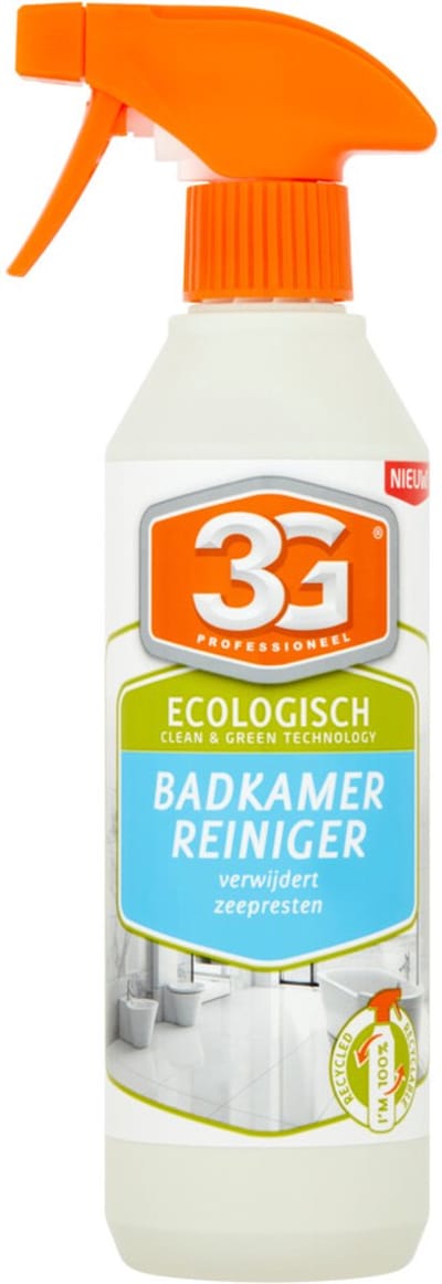 3G Professioneel Badkamerreiniger Ecologisch 500 ml - Badkamer Reiniger - Kalkverwijderaar - Ecologische Reiniger - Douche Reiniger - Biologisch Afbreekbaar