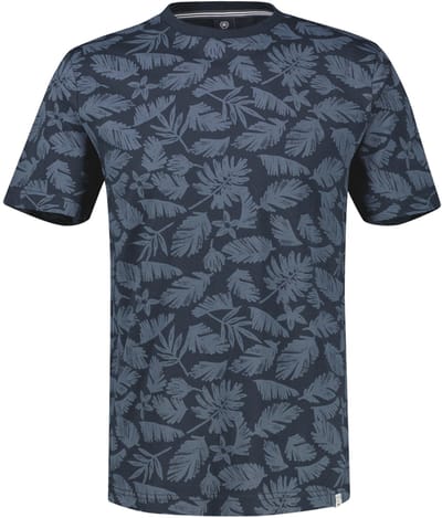 Lerros - T-shirt - Mannen - 3XL - 485 CLASSIC NAVY - Katoen - 2663080