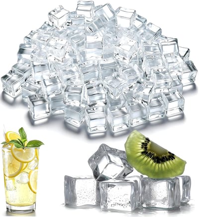 Dailygoods- IJsblokjesvorm Duurzaam - IJsblokjesvorm Acryl - IJsblokjesvorm Herbruikbaar - IJsblokjesvorm Transparant - IJsblokjesvorm 100 Stuks - IJsblokjesvorm 20 mm - Nepijsblokjes