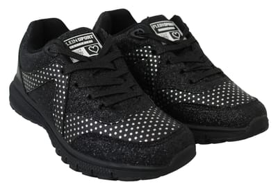 Plein Sport Dames Zwart Polyester Runner Jasmines Sneakers Schoenen